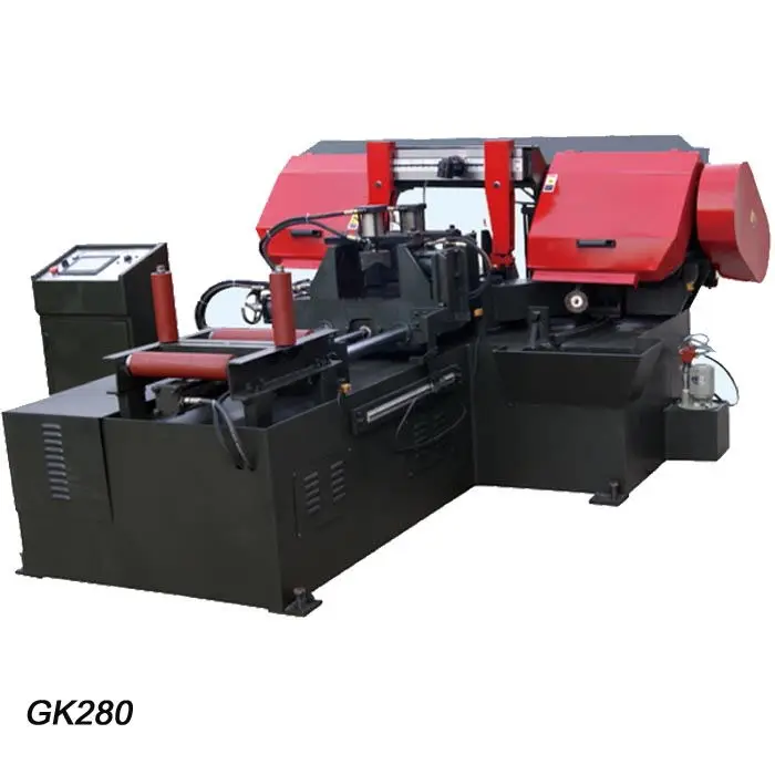 GS-280 горизонтальный CNC металла ленточной пилой с угол