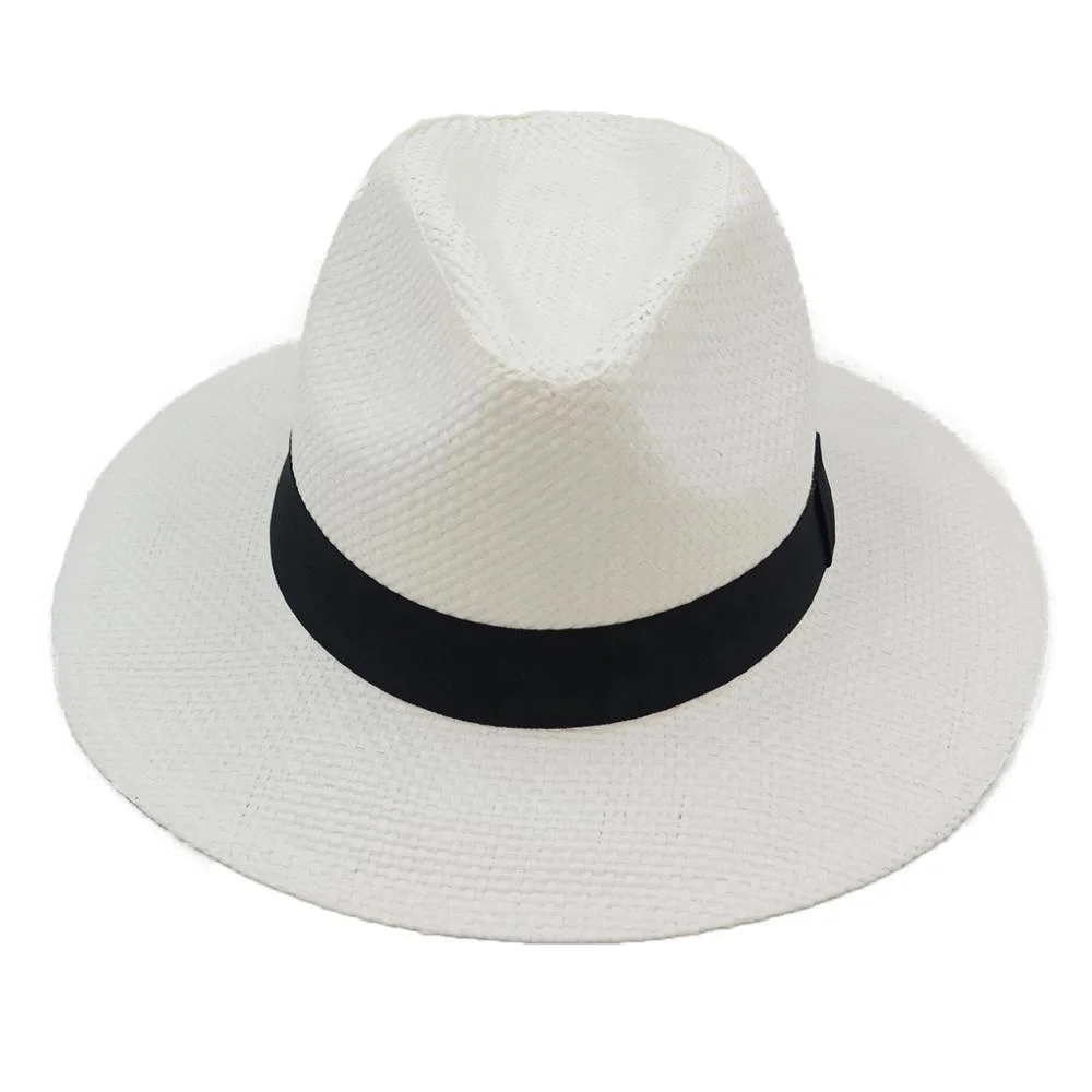 SH-0007 Summer Sun Paper Men Women Kids Straw White Panama Hat