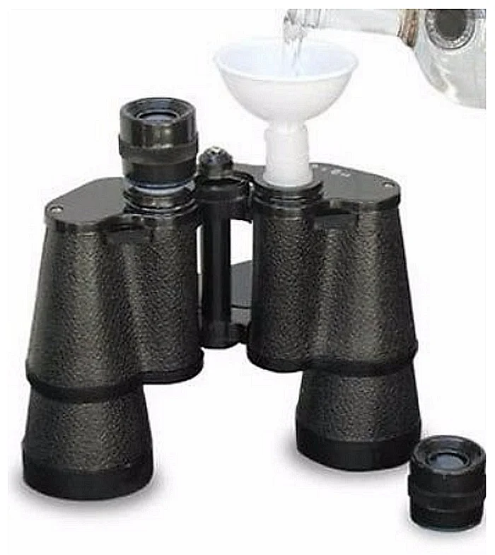 16 OZ Brothers Double Binocular Double Flask Easy to Clean Plastic Flask with Funnel