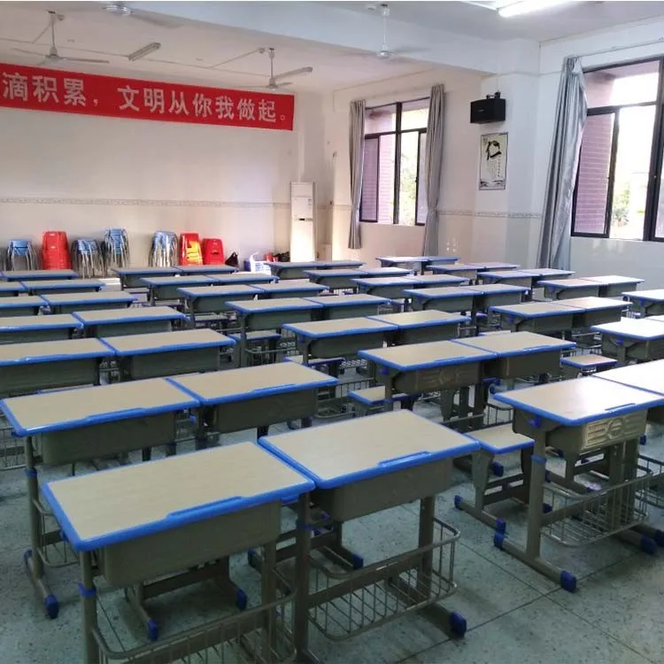 2023 New Design Cheaper Price Adjustable School Furniture Writing Durable Desk Chair For Student