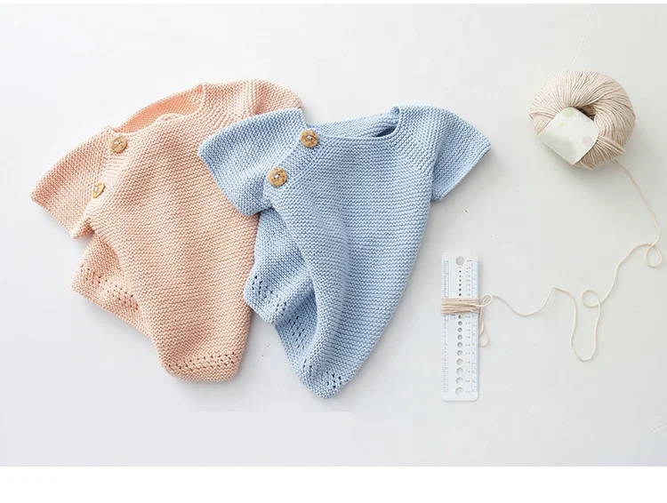 Custom Newborn Crochet Patterns children long Sleeve Knitwear Wool Baby Knitting jumper Sweater
