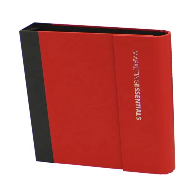 
Durable fabric/cloth cover 3 ring binders with company logo 
