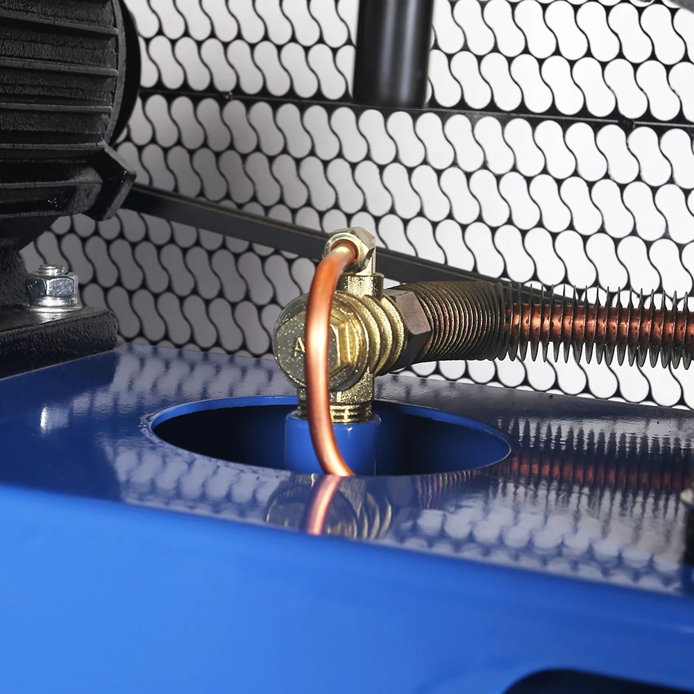 4HP 3 cylinder piston type belt driven oil air compressor machines