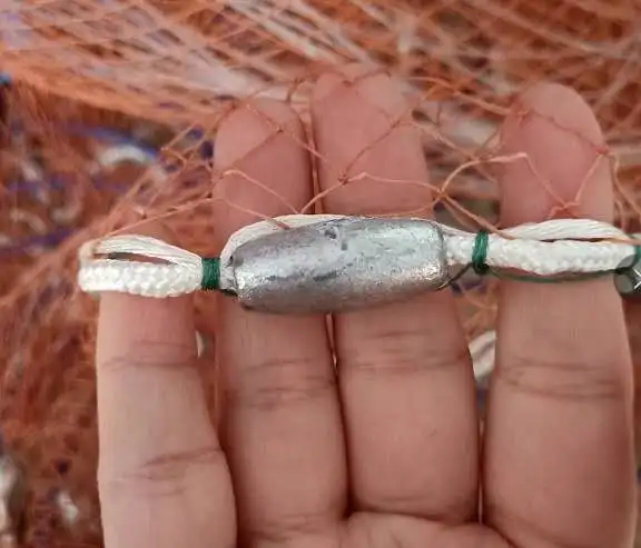 
Factory Price Leads Fishing Net Cast Drawstring Cast Net 