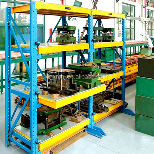 3100*600*2000 Standards Size Warehouse Heavy Drawer Mould Storage Rack For Plastic Injection Rack Mould