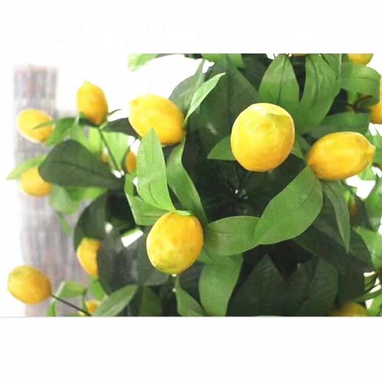 Simulation Lemon Tree For Decoration Factory Artificial Fruit Tree