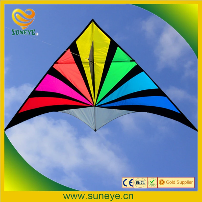 Hot Sale Kite Nylon Kites Rainbow Triangle Parafoil Cometas Parapente Cerf Volant Pipa Voadora Vlieger Kite Flying Barriletes