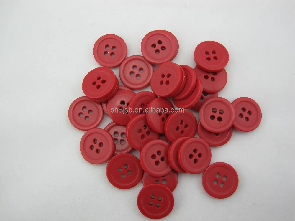 Round  plastic button