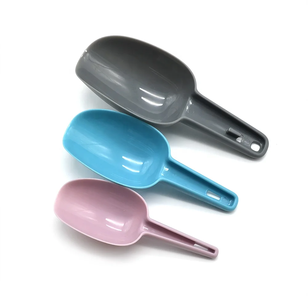 Hot Sale 3 Pieces Kitchen Accessories Plastic Cooking Baking Food Ice Flour Powder Shovel Scoop