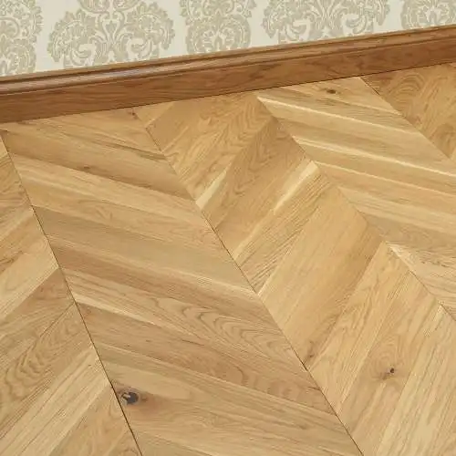 Engineered Hardwood Flooring chevron parquet Brushed wood parquet flooring
