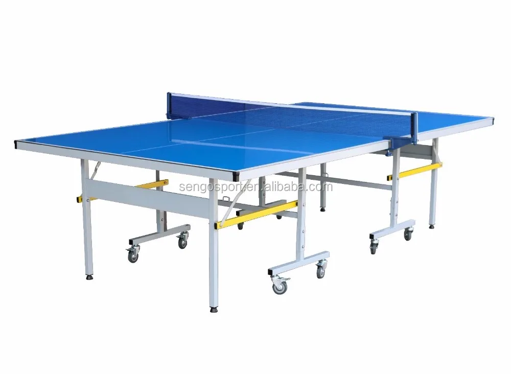 Hot wholesale outdoor Aluminum (ACP) table tennis table competition equipment blue table tennis paint