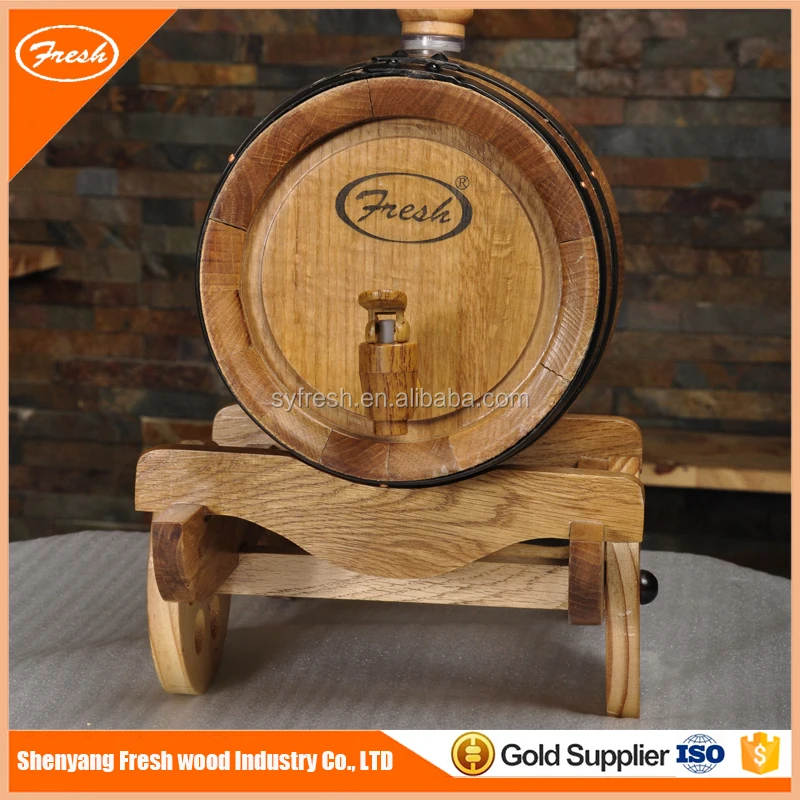 high quality decorative French American wooden oak barrel