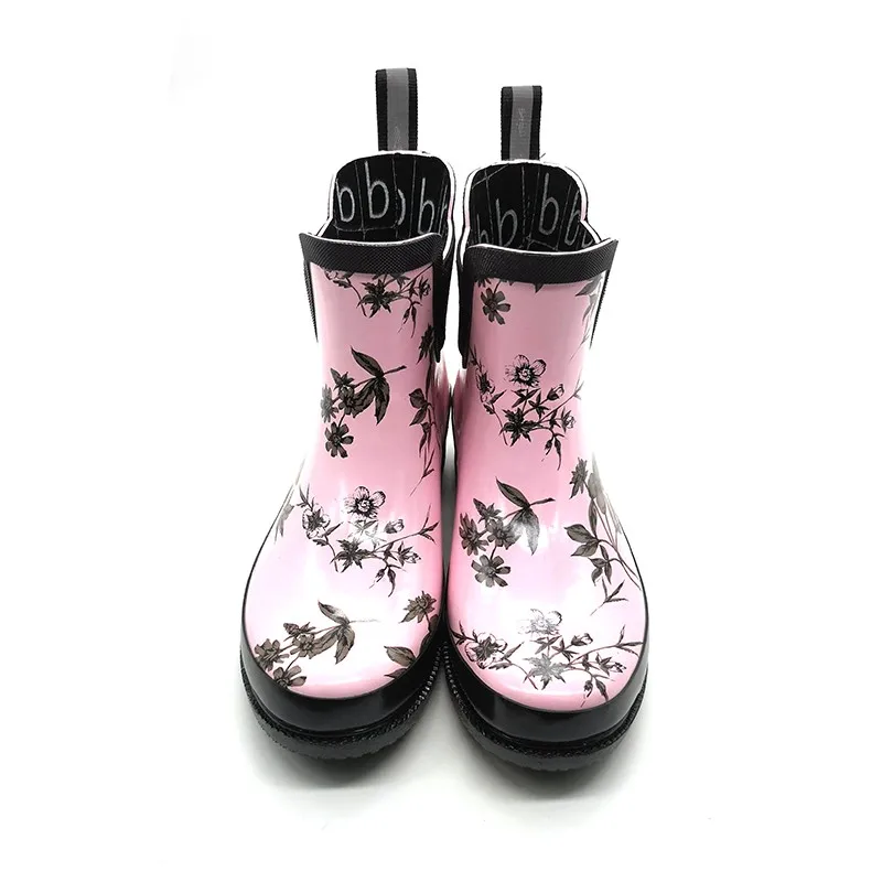 Wholesale Custom Womens High Heel Rain Boots