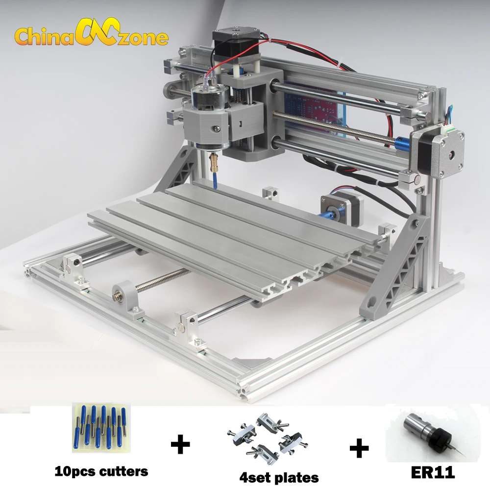 
mini DIY 2 in 1 laser engraving CNC 3018 wood router for Acrylic wood working 