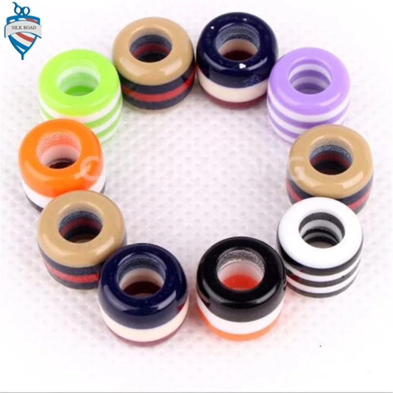 Diy adorn article fittings big bead wig adorn article receive hair ring to receive hair to buckle dirty braid illuminates loose