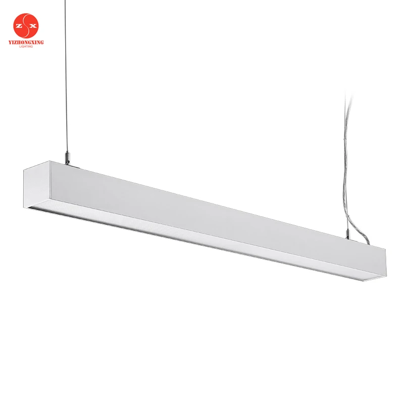Suspended DIY Office Pendant Aluminium Housing Led Linear Lights;Suspended linear led lamp