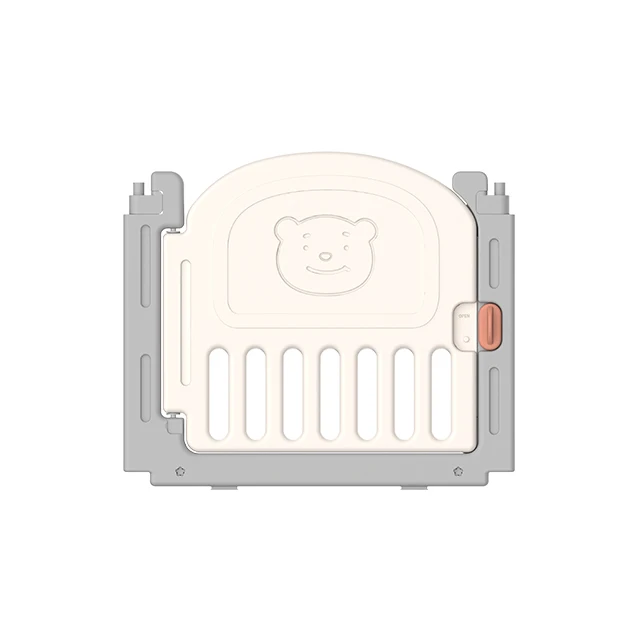 Европейский стандарт EN71, комнатный пластиковый портативный манеж для детей с дверью, забор для детей, 8 + 2 панели