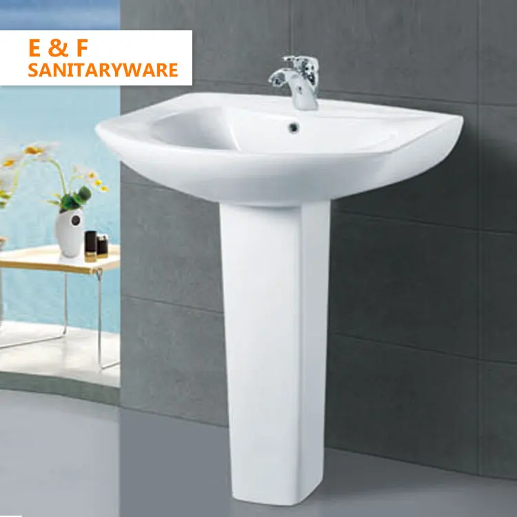 Eiffel contemporary hospital toilet hand wash basins small pedestal ceramic bathroom sink wall hung half round wash basin