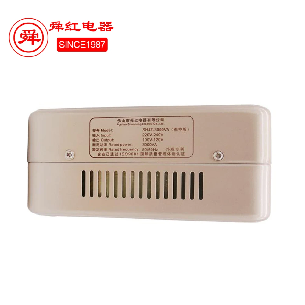 Напряжение Step Down водонагреватель медный силовой трансформатор 3000 Вт 110 В 220 конвертер