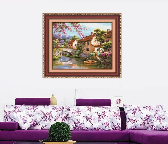 New 5d magic square diamond painting fairy tale home wall decoration