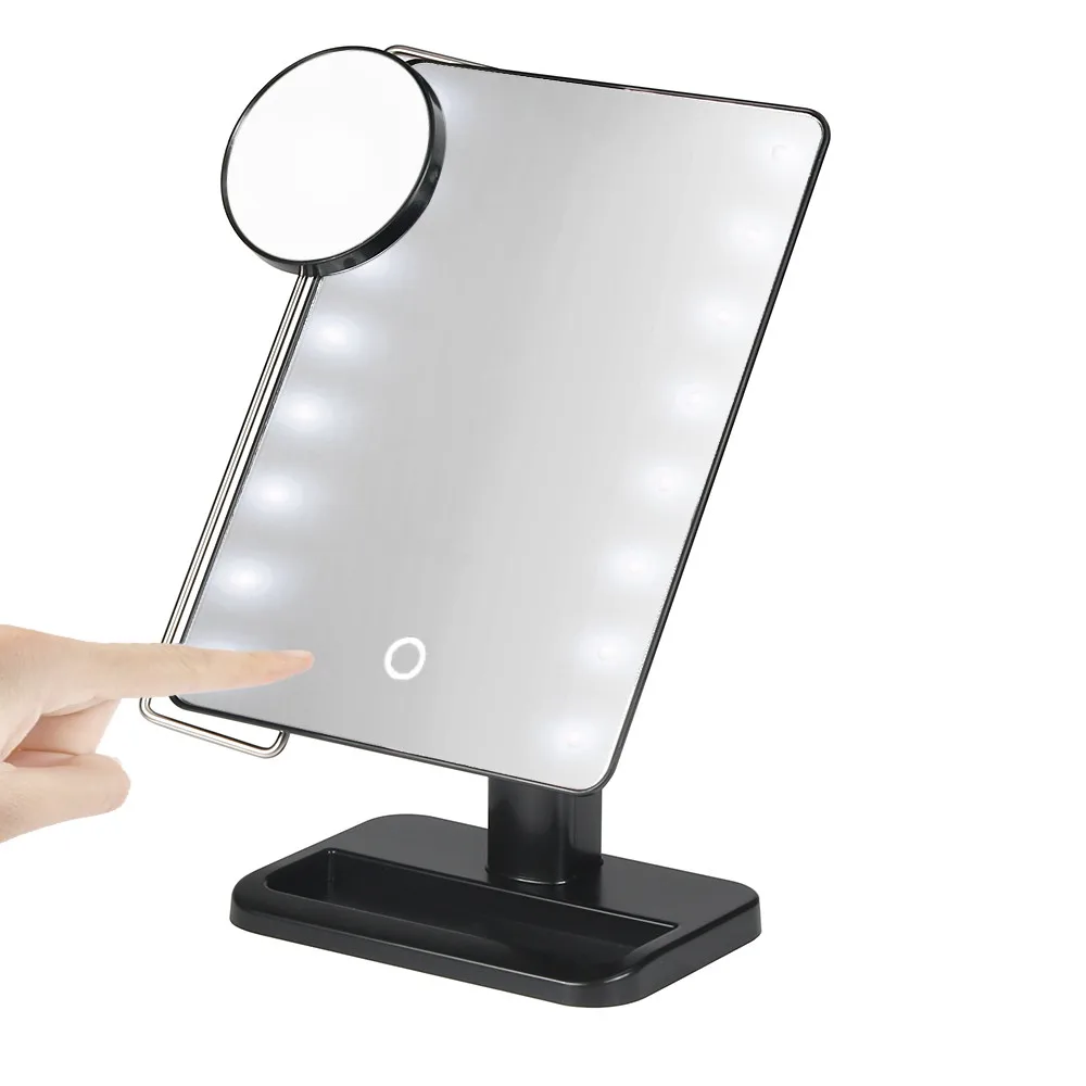 Beautme AA Batteries Operate 20x magnifying Led Makeup Mirror with light