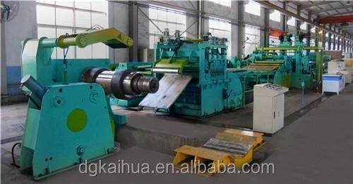 
metal coil uncoiling and straightening cut to length line 