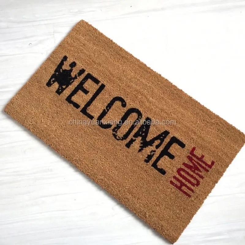 Indoor Outdoor Anti Slip Non Slip Coconut Fiber Doormat