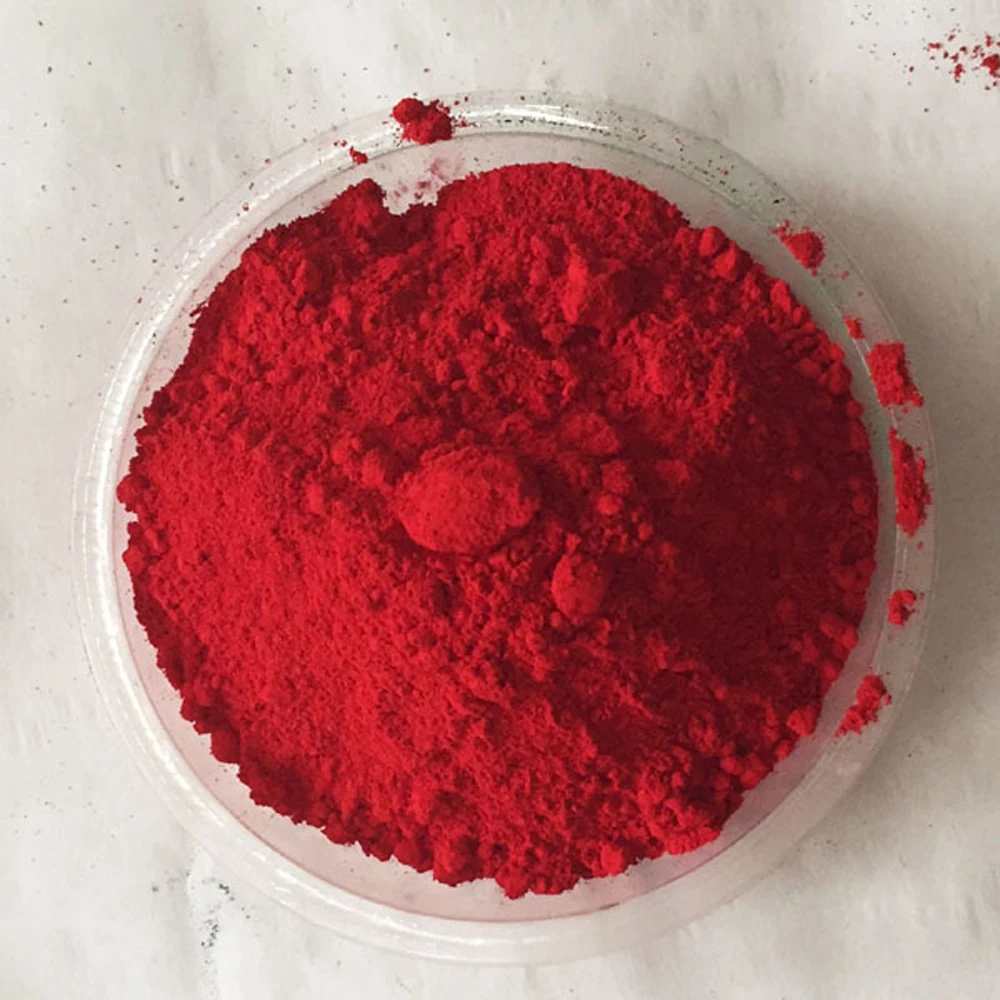 China Cosmetic Iron oxide red in lipsticks, matte red oxide pigment, micaceous iron oxide