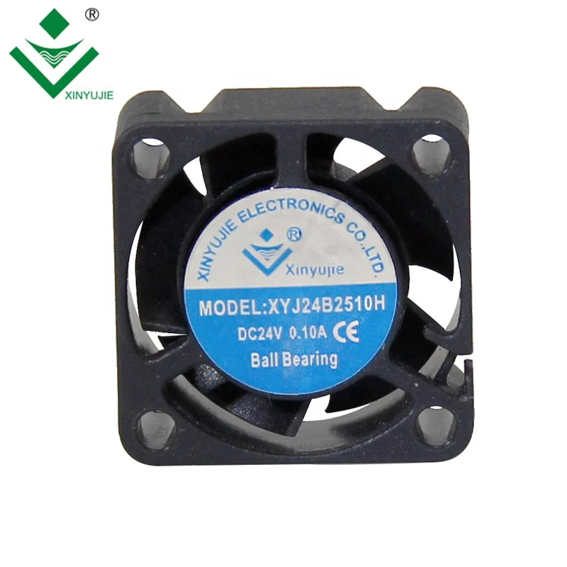 double ball bearing  intelligent closestool dc fan 25mm servo drive cooling fan IP67 IP68 5v air cooler brushless mini fan