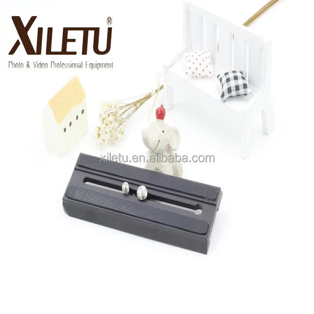 
XILETU HDV-140 High quality professional tripod ball head Quick Release Plate with 1/4