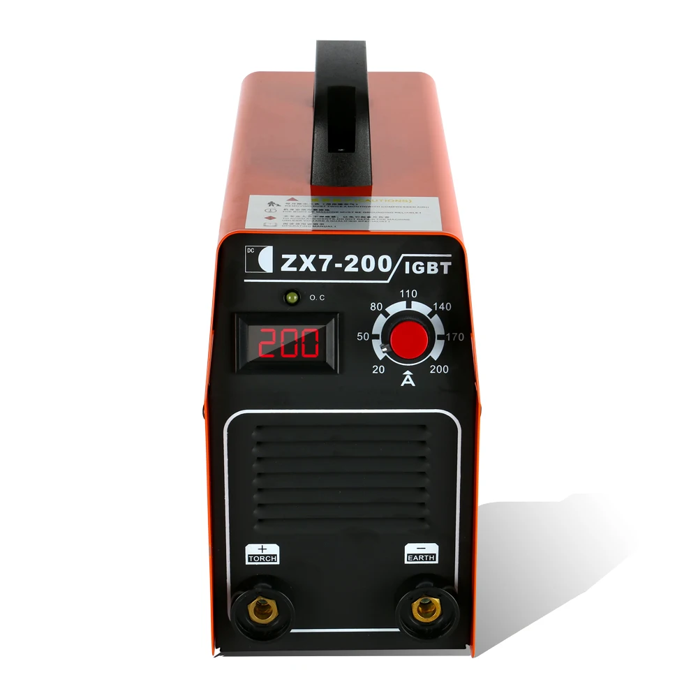 220V Single Voltage ARC MMA Welding Machine ZX7-200 200A Phase Welder DC