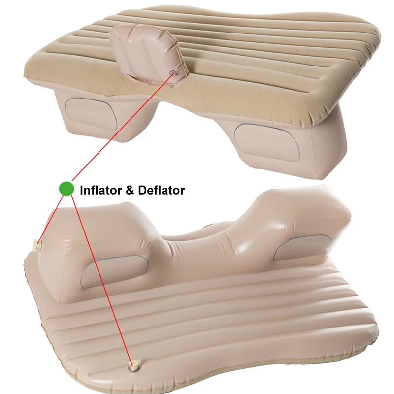 Автомобильный надувной туристический матрас oglan универсальная кровать для заднего сиденья многофункциональная подушка дивана уличный коврик кемпинга