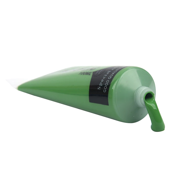 Professional 100 Ml Acrylic Artistic Paint Tubes Plastic Tube Non-Toxic Acrylic Artist Paint For Art Painting Fabric Drawing