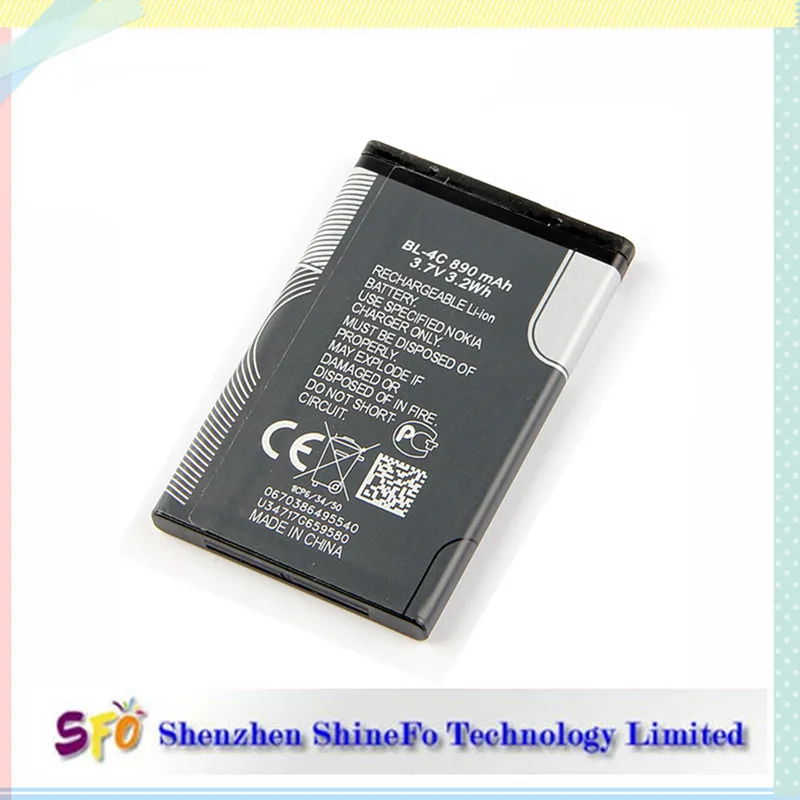 Высокое качество 890 мА/ч BL-4C запасная батарея для Nokia 6300 6136 6102i 6170 6260 BL4C BL