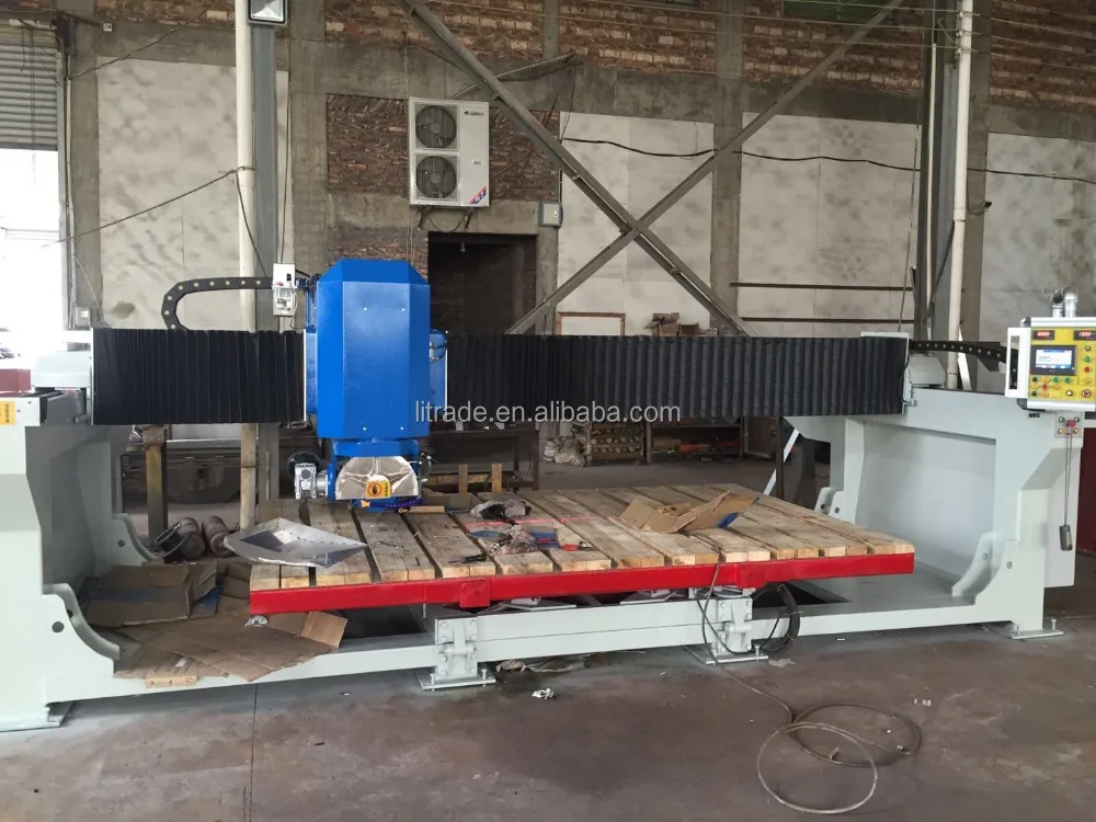 All in one Bridge Miter Saw, Stone Edge Cutting Machine, Bridge Marble Tile Cutter, TJB-500