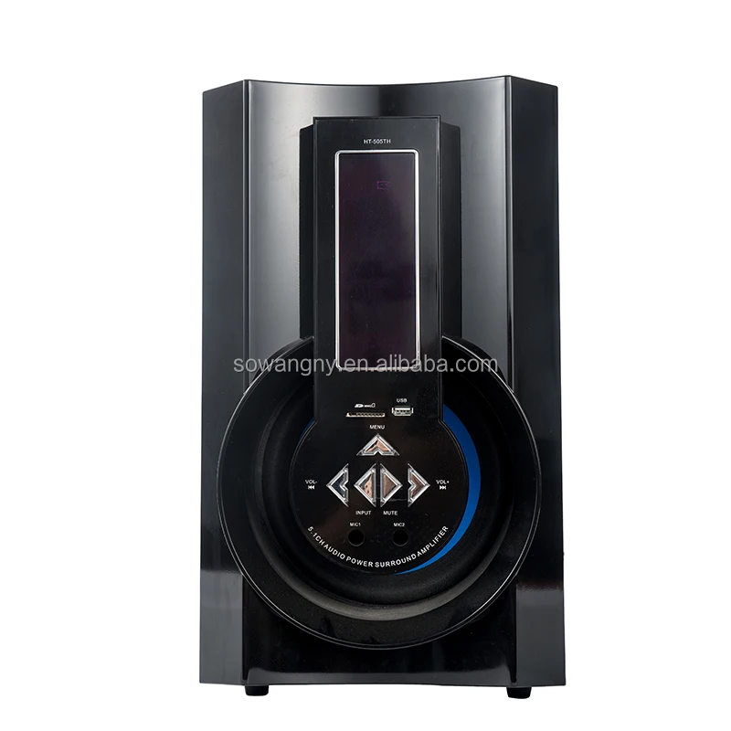 stereo 5.1 speaker system multi functional amplifier speaker with power amplifier, usb, quran mp3 player