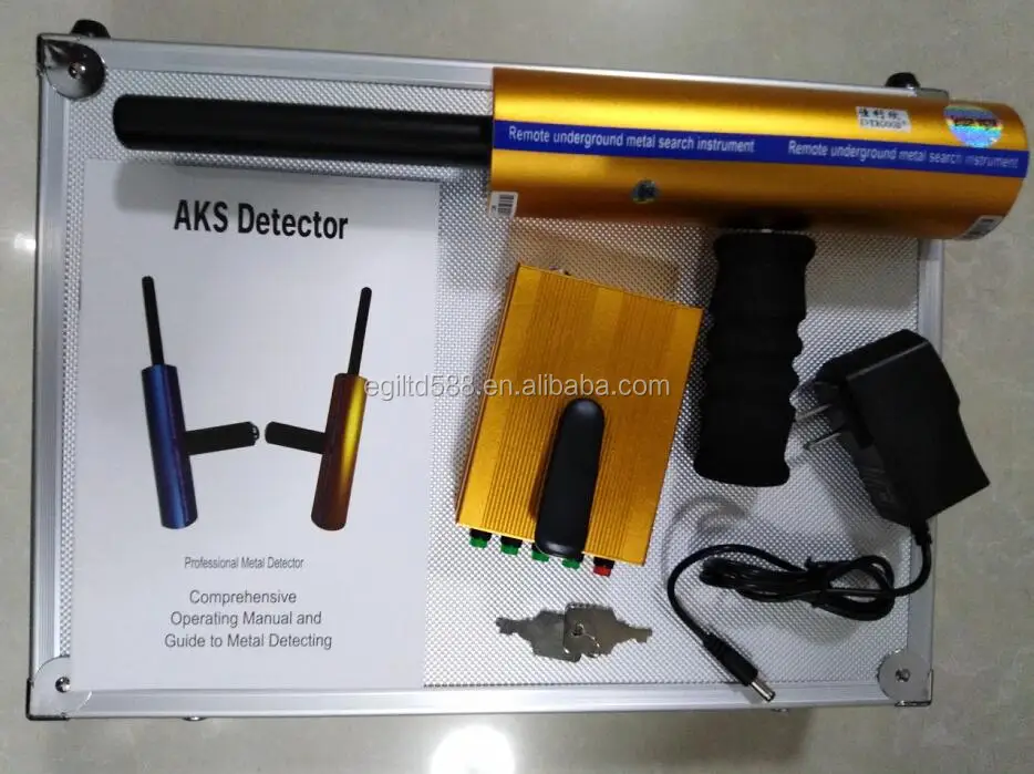 AKS 3D Metal Detector Gold Digger Long Range Gold Diamond Silver Copper Precious Stones Variety of Metal Detector