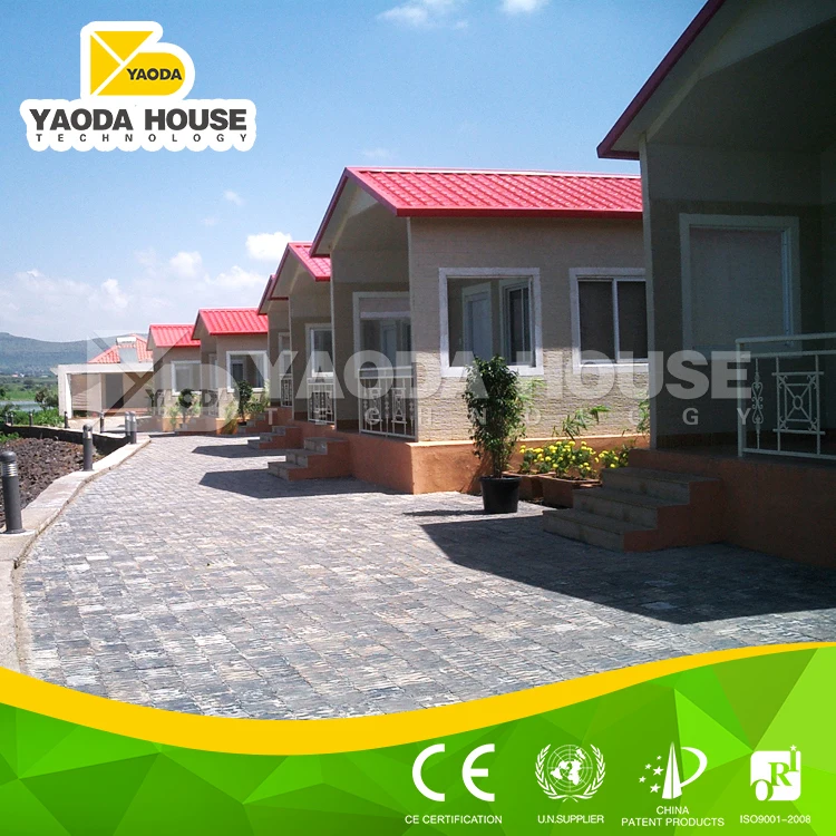 Nice-looking low cost prefab house for gambia