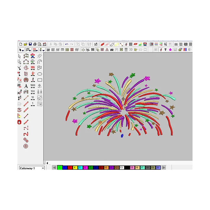 
Senior Designer Cheap High-quality New Fashion Digitizing Dst Format Embroidered Designs Embroidery Badge 