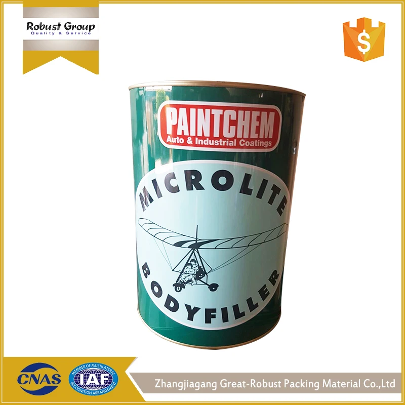 
Printed and lacquered tinplate material for paint cans GR-140 