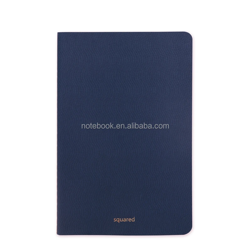 Squared notebook softcover list of office stationery items