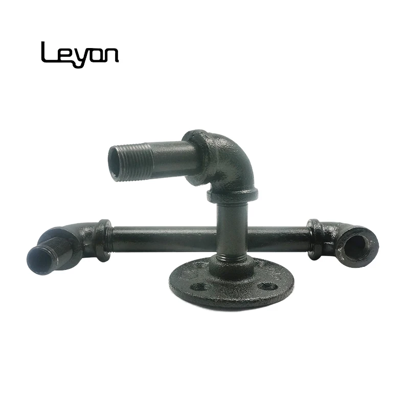 1/2 inch cap wrought iron pipe design bookshelf  threaded coupling flanges for custom floating shelves