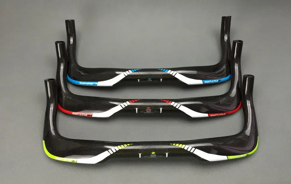 УГЛЕРОДНЫЙ фиксированный руль для дорожного велосипеда TT Base Bullhorn Bar Triathlon 400 420 440 460