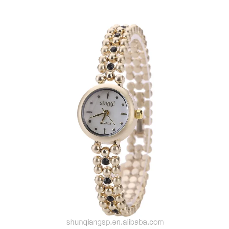 Wholesale New Design Fashion Lady Alloy Bracelet Watch