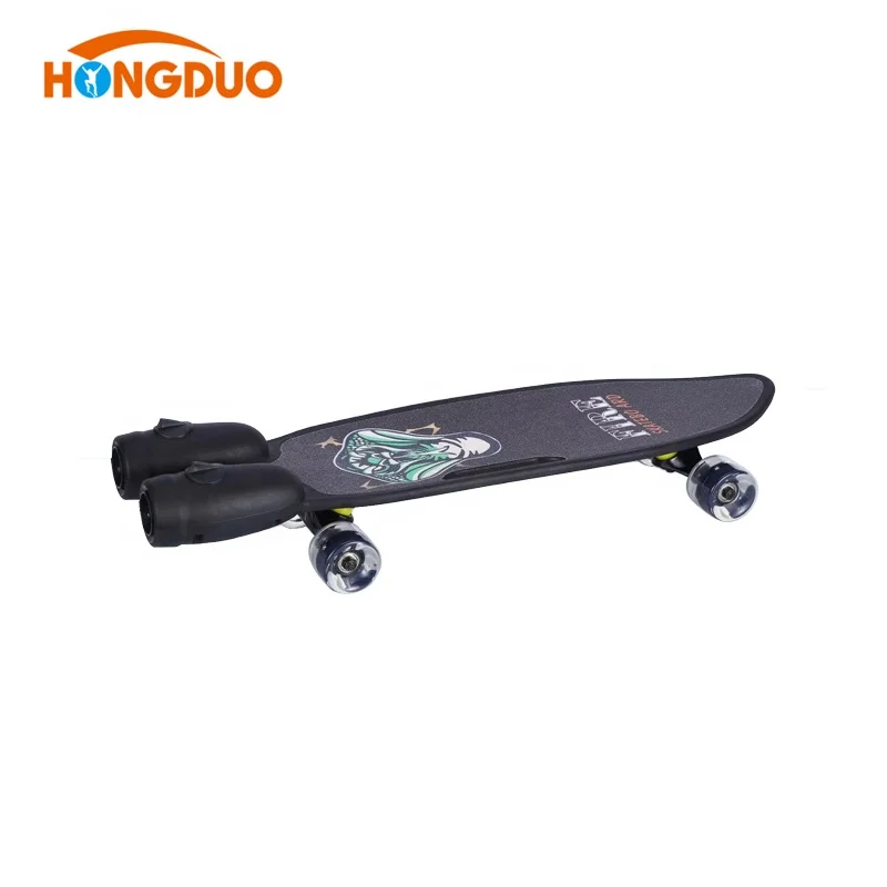 27 inch water mist spray cruiser plastic jet rocket electric skateboard with light