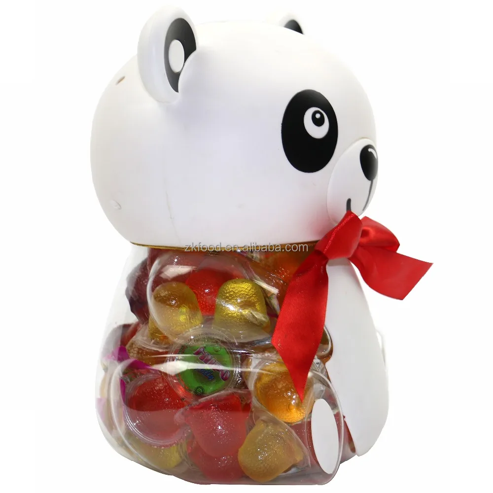 85g PCS Halal snacks mini jelly sweets in lovely panda jar