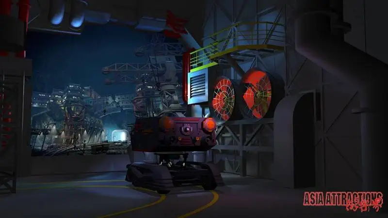 Dark ride 9d vr cinema roller coaster adult amusement equipment park