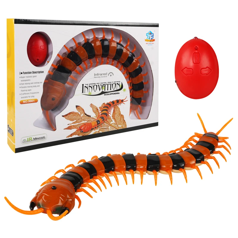 Remote Control Animal Centipede rc insect toy Funny Prank Toys