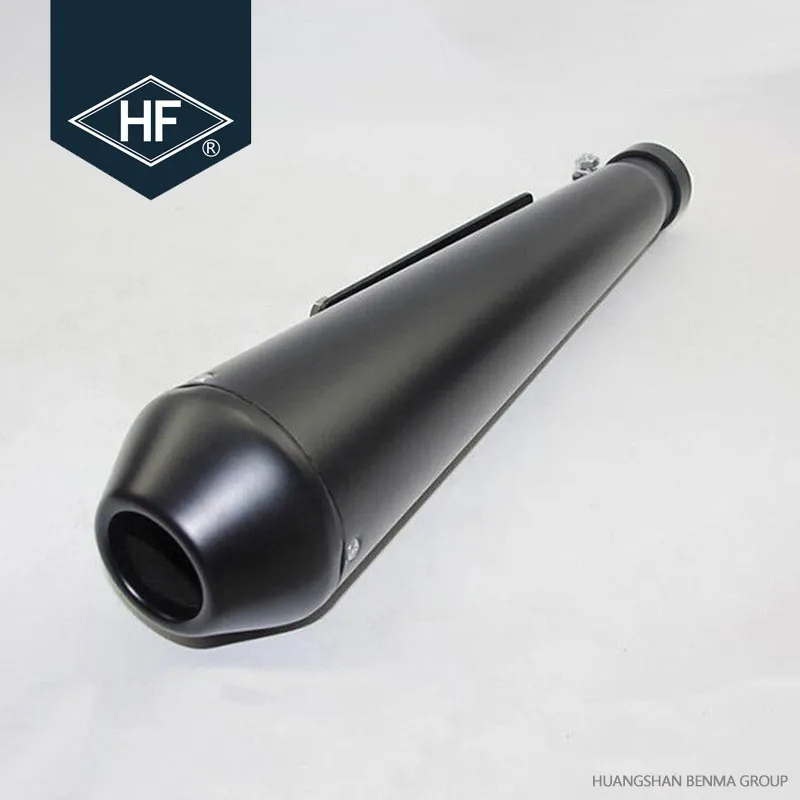 Factory Sell Aluminum 38-45mm Universal Cafe Racer CG Scooter Racing Motorcycle Exhaust Muffler