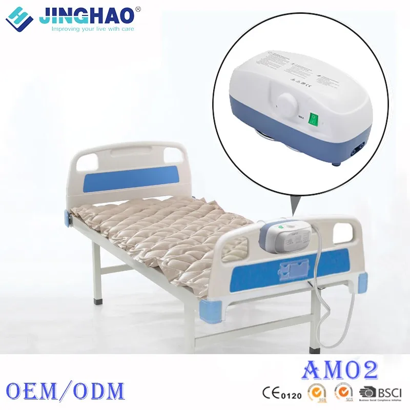 Alternating Pressure Relief Overlay medical air mattress with compressor